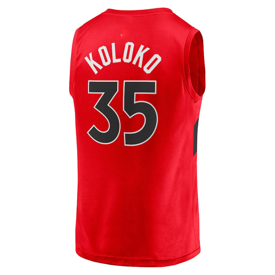 Custom #35 Red TOR Basketball Shirt Top