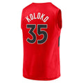Custom #35 Red TOR Basketball Shirt Top