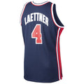 Custom #4 Navy 1992 MIN Basketball Shirt Top