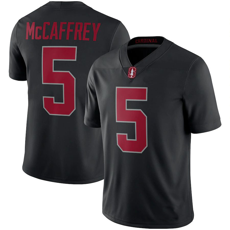 Custom #5 Black College Shirt Top