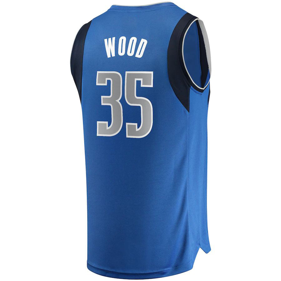 Custom #35 Blue DAL Basketball Shirt Top