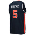 Custom Navy Retro Basketball Shirt Top