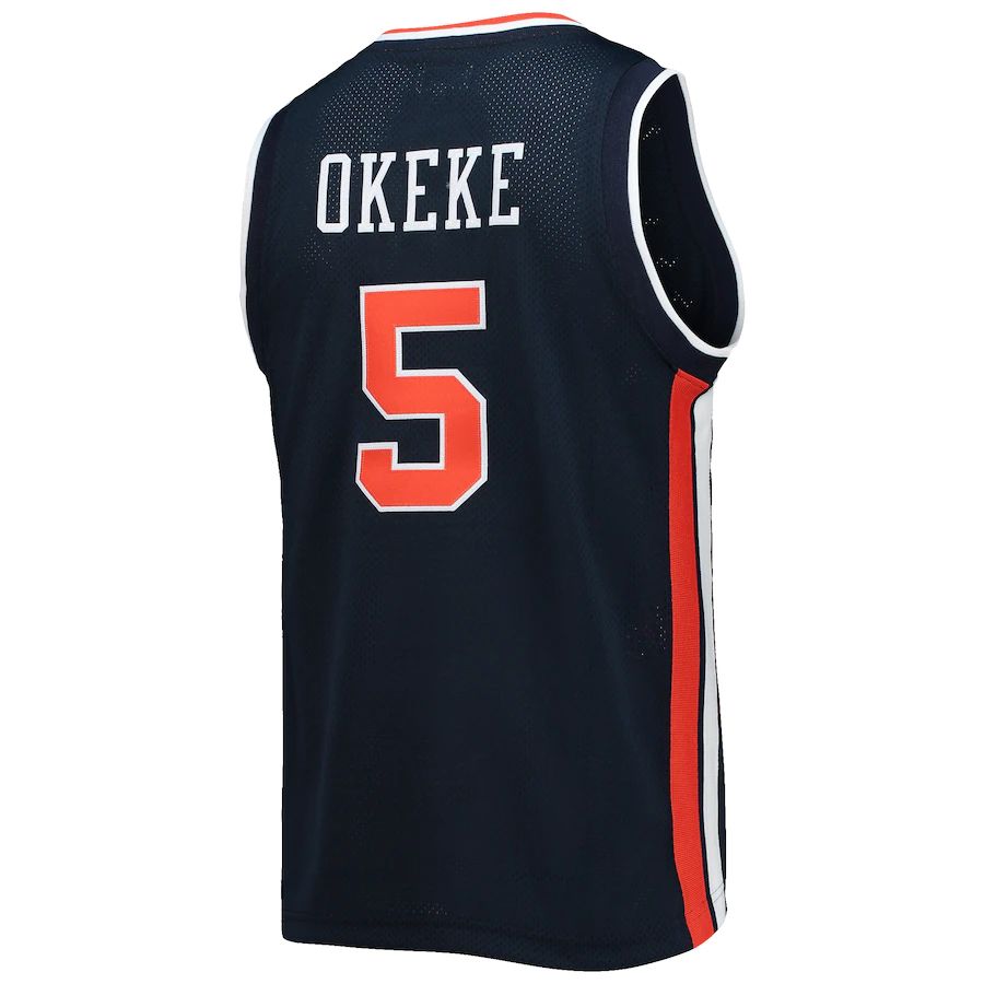 Custom Navy Retro Basketball Shirt Top
