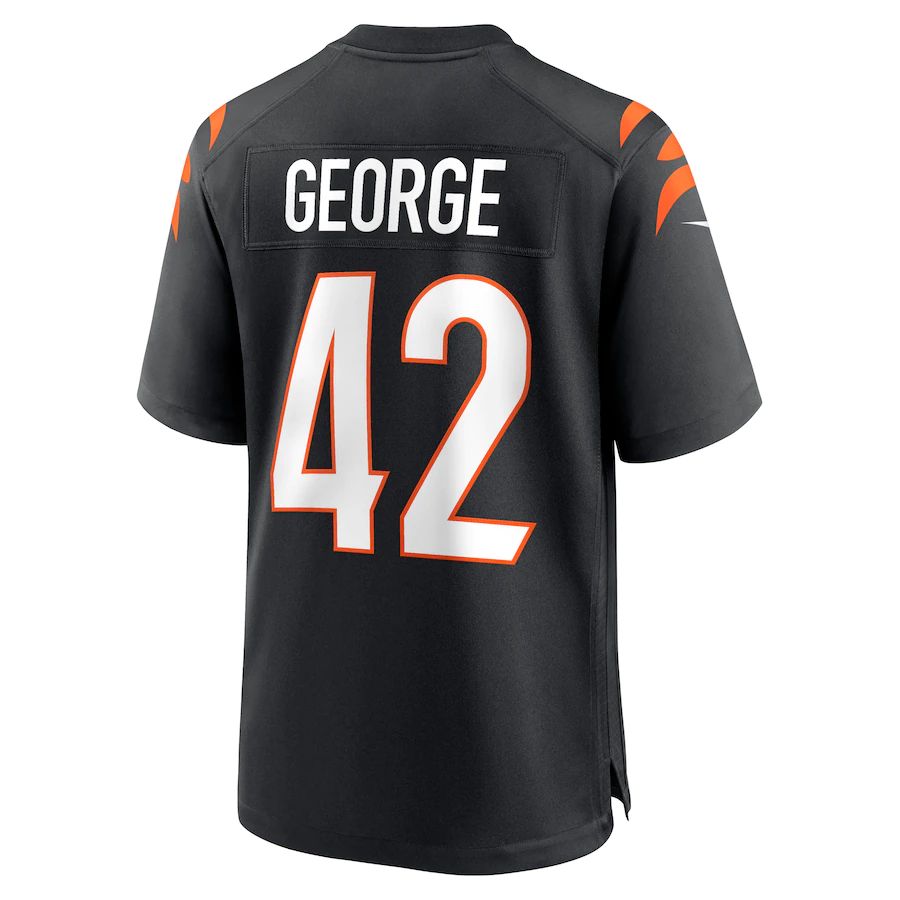 Custom #42 Black CIN Football Shirt Top