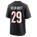 Custom #29 Black CIN Football Shirt Top
