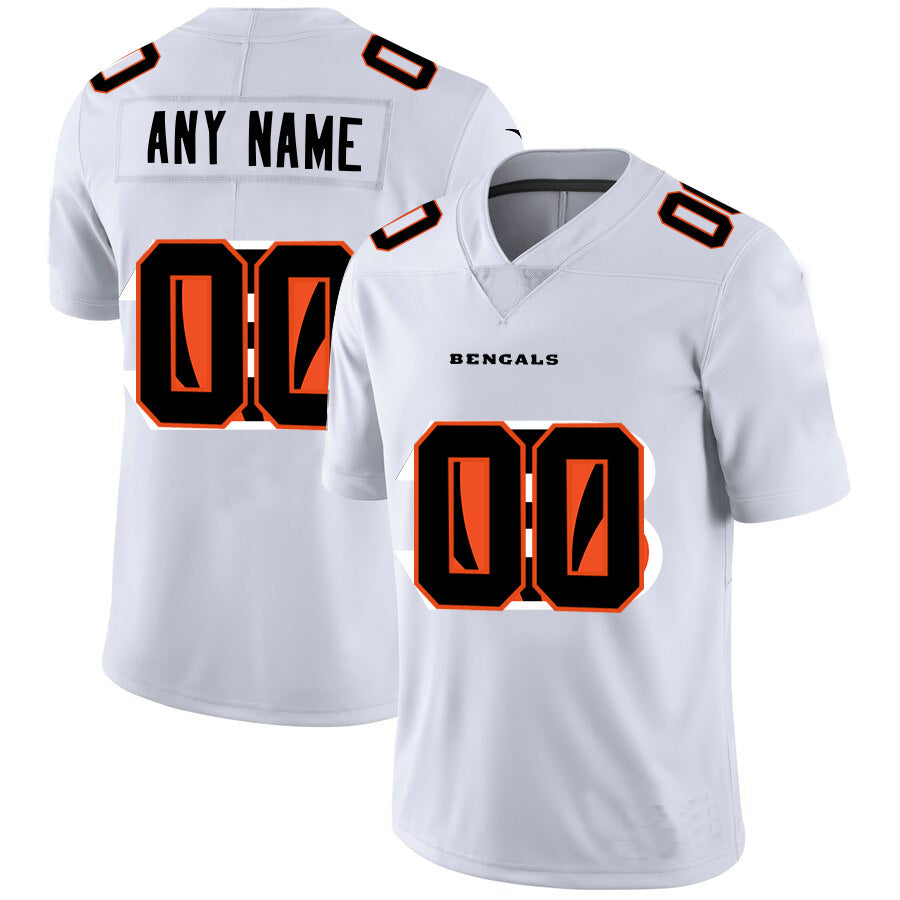 Custom White CIN Football Shirt Top