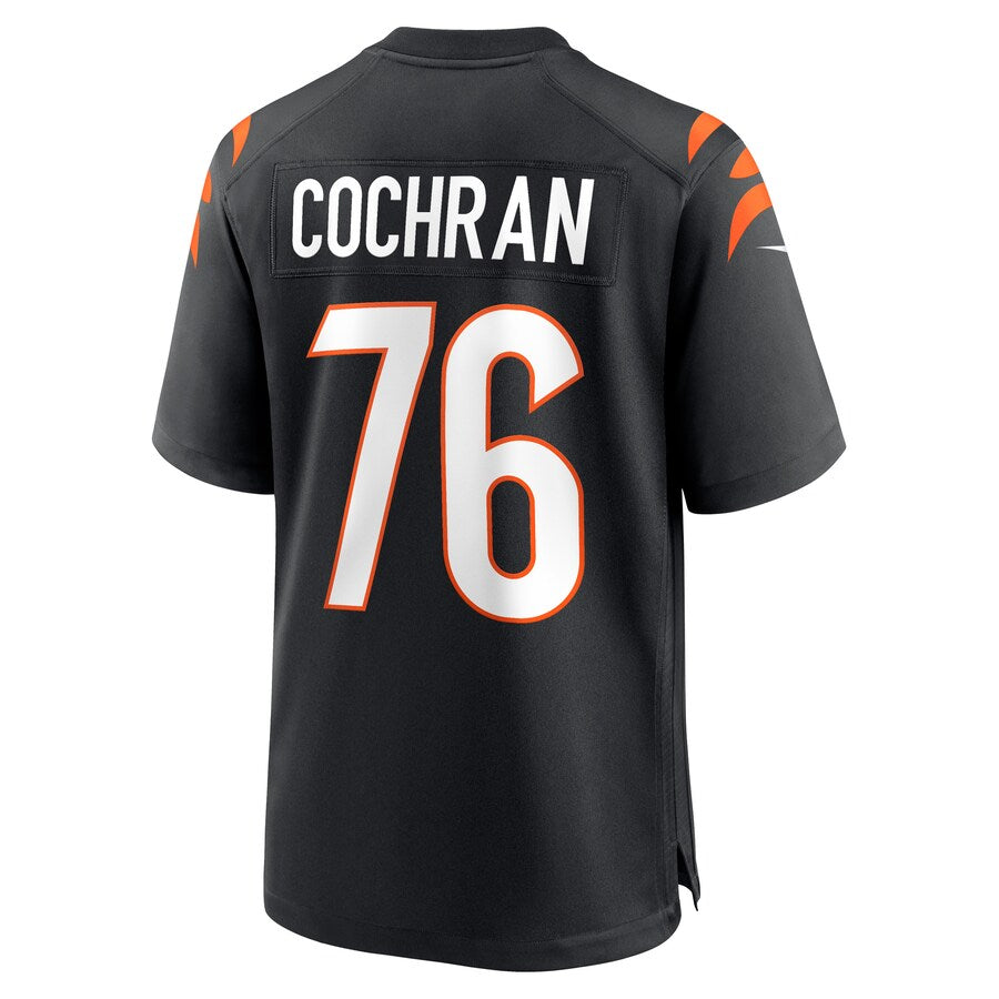 Custom #76 Black CIN Football Shirt Top