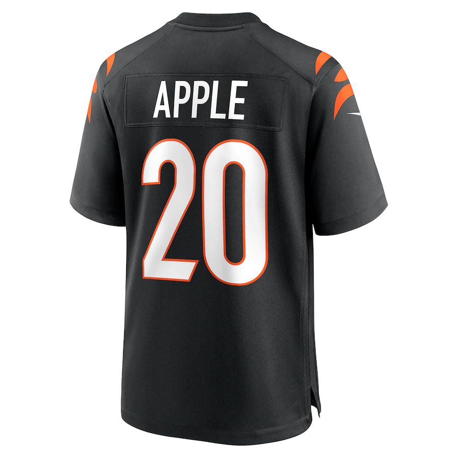 Custom #20 Black CIN Football Shirt Top