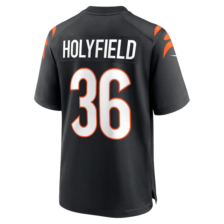 Custom #36 Black CIN Football Shirt Top