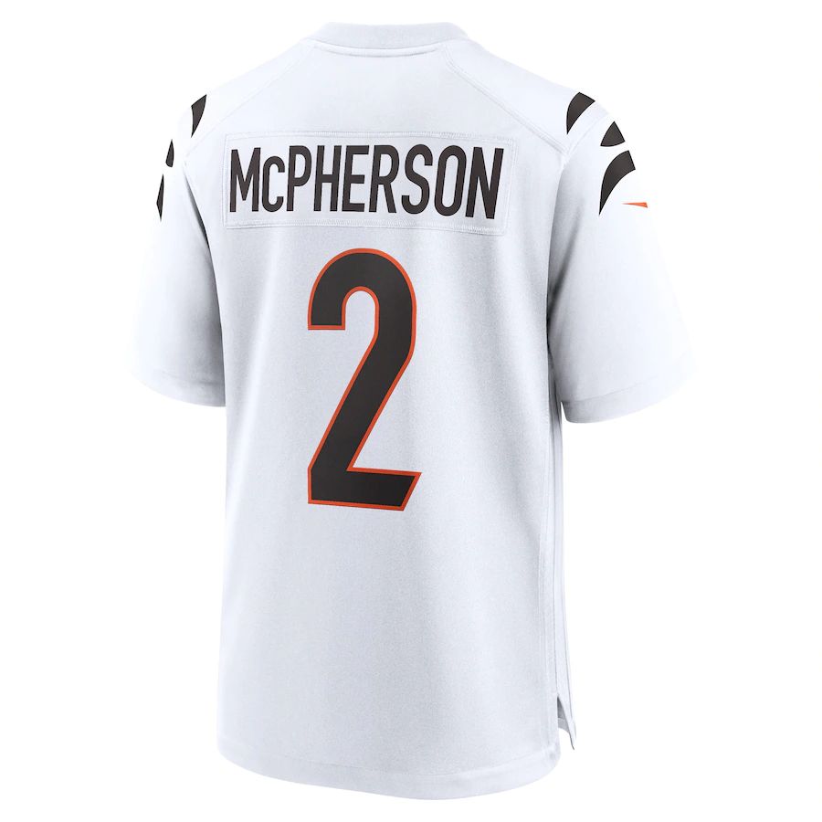 Custom #2 White CIN Football Shirt Top