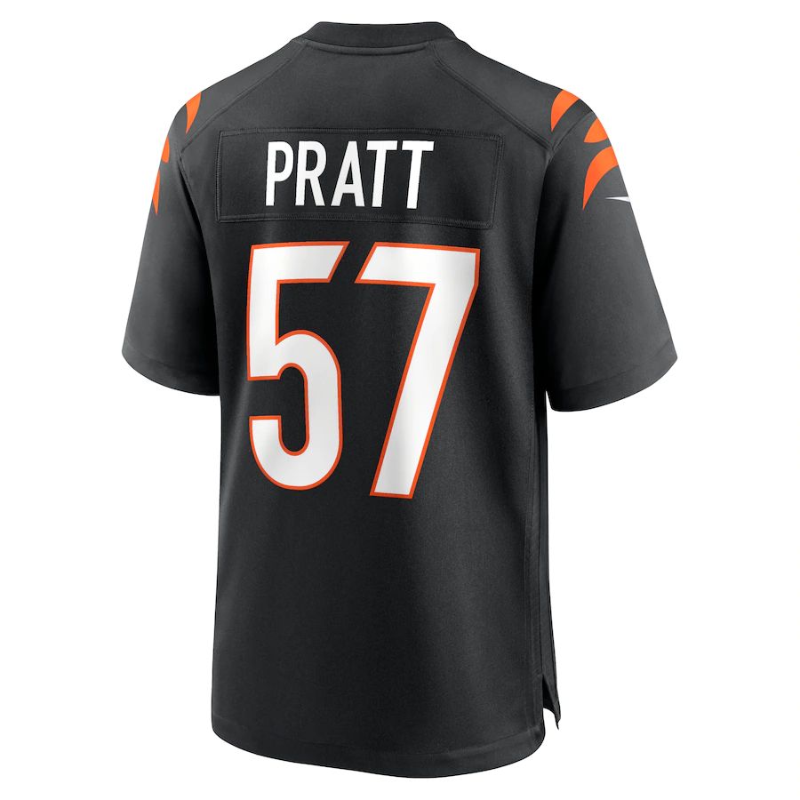 Custom #57 Black CIN Football Shirt Top