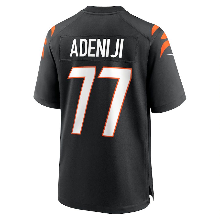 Custom #77 Black CIN Football Shirt Top