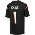 Custom #1 Black CIN Football Shirt Top