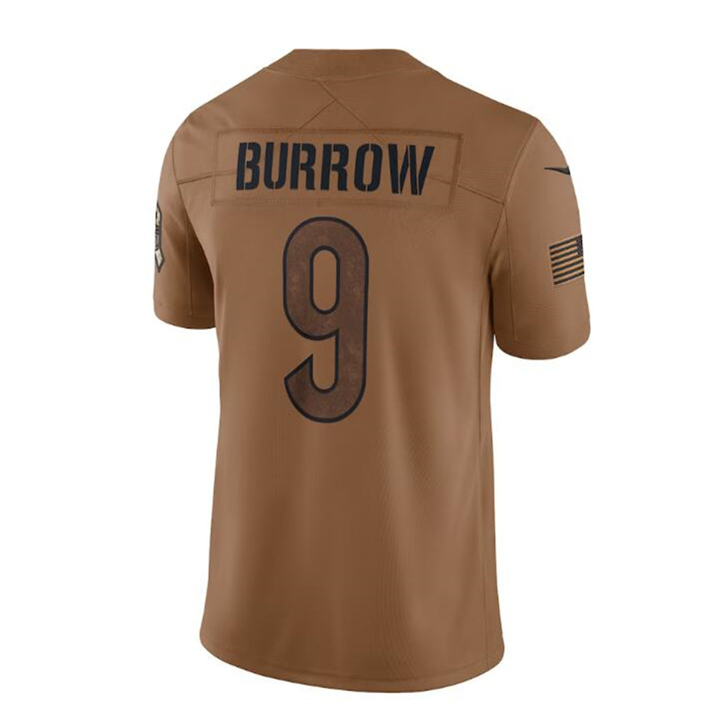 Custom #9 Brown 2023 CIN Football Shirt Top
