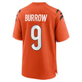 Custom #9 Orange CIN Football Shirt Top