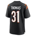 Custom #31 Black CIN Football Shirt Top