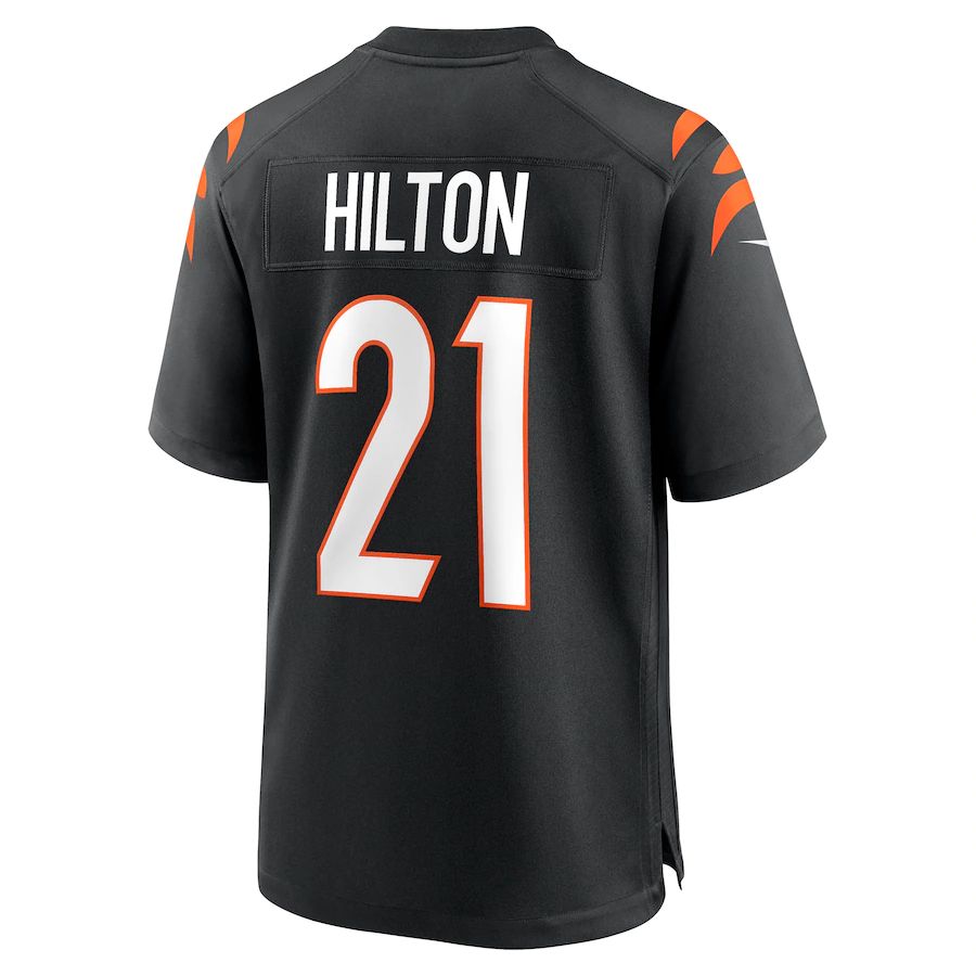 Custom #21 Black CIN Football Shirt Top