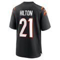 Custom #21 Black CIN Football Shirt Top