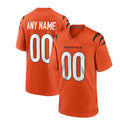 Custom Orange CIN Football Shirt Top