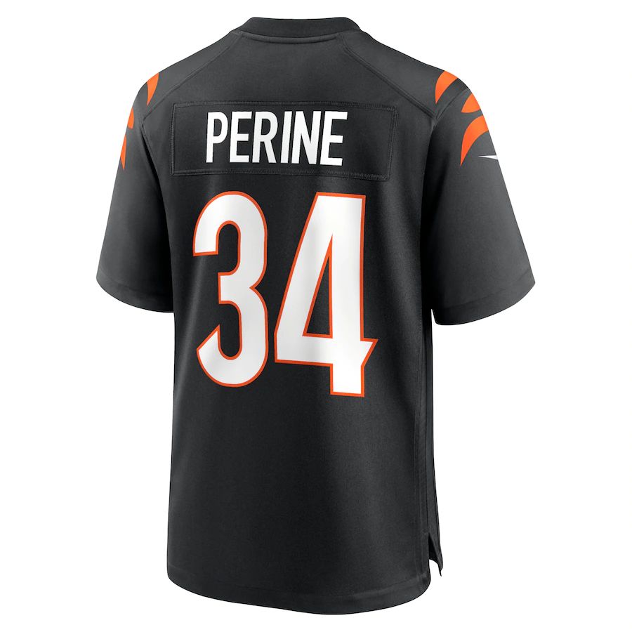 Custom #34 Black CIN Football Shirt Top