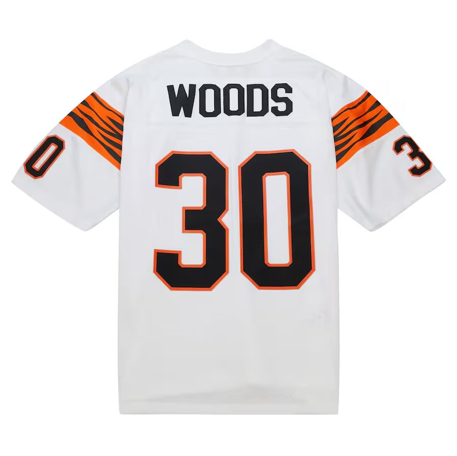 Custom #30 White CIN Football Shirt Top