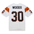 Custom #30 White CIN Football Shirt Top