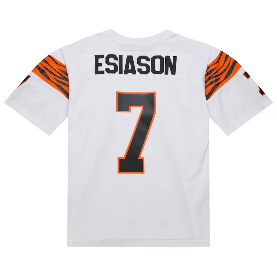 Custom #7 White 1984 CIN Football Shirt Top