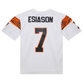 Custom #7 White 1984 CIN Football Shirt Top