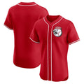 Custom Red CIN Baseball Shirt Top