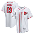 Custom #18 White CIN Baseball Shirt Top