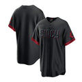 Custom Black 2023 City Connect CIN Baseball Shirt Top