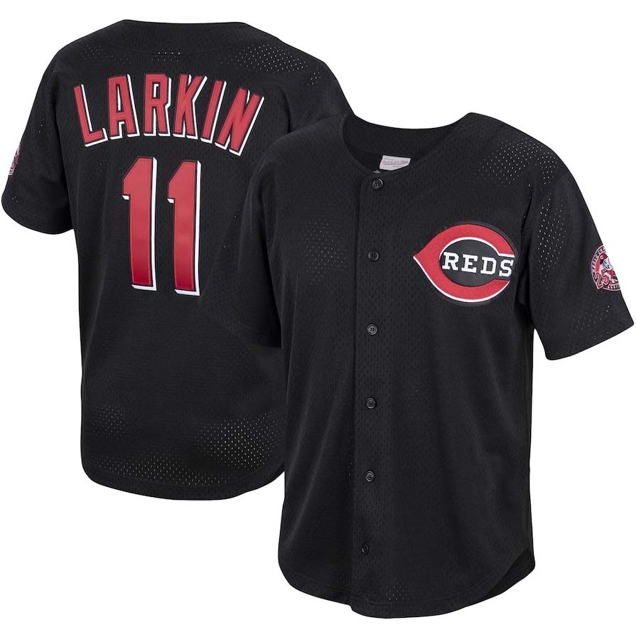 Custom #11 Black CIN Baseball Shirt Top