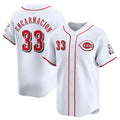Custom #33 White CIN Baseball Shirt Top