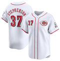 Custom #37 White CIN Baseball Shirt Top