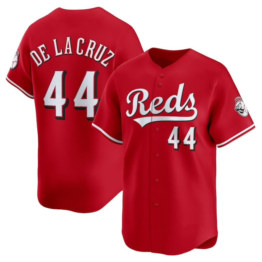 Custom #44 Red CIN Baseball Shirt Top