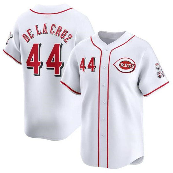 Custom #44 White CIN Baseball Shirt Top