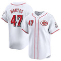 Custom #47 White CIN Baseball Shirt Top