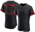 Custom #55 Black 2023 City Connect CIN Baseball Shirt Top