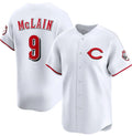 Custom #9 White 2025 CIN Baseball Shirt Top