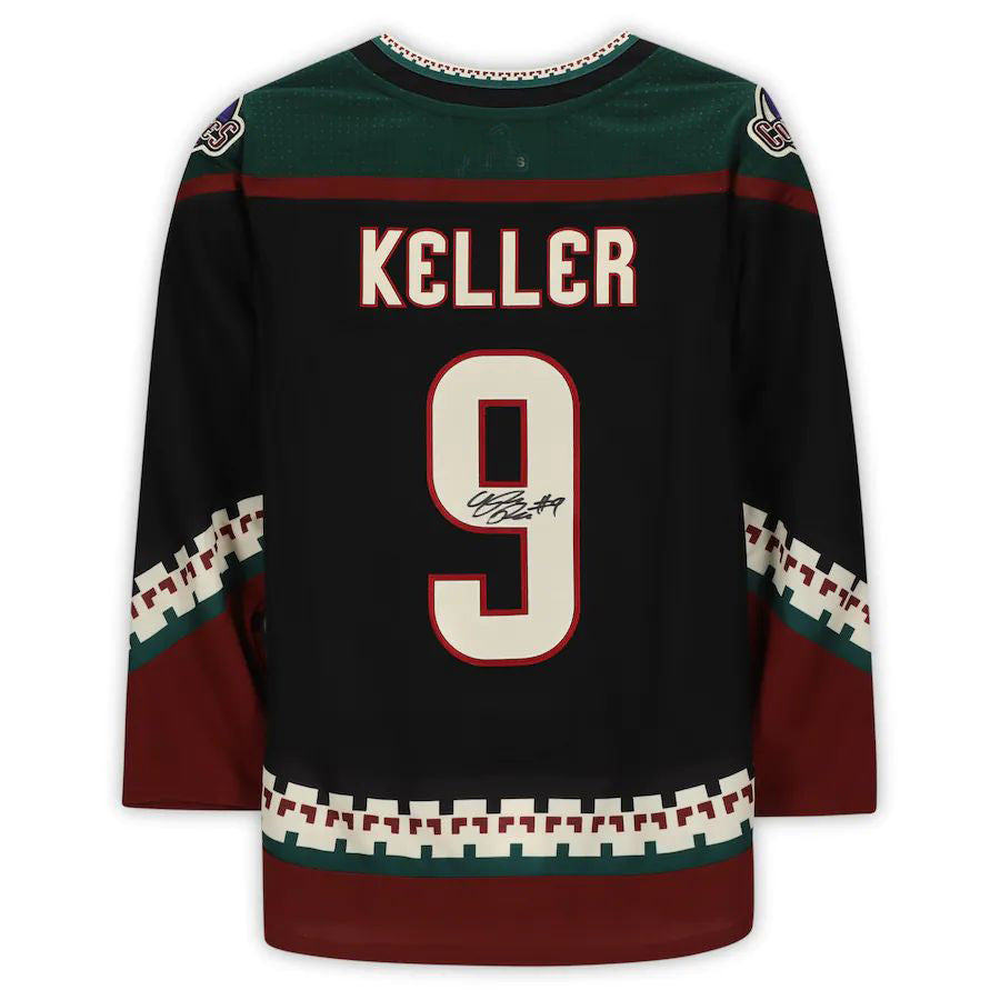 Custom #9 Black Hockey Shirt Top