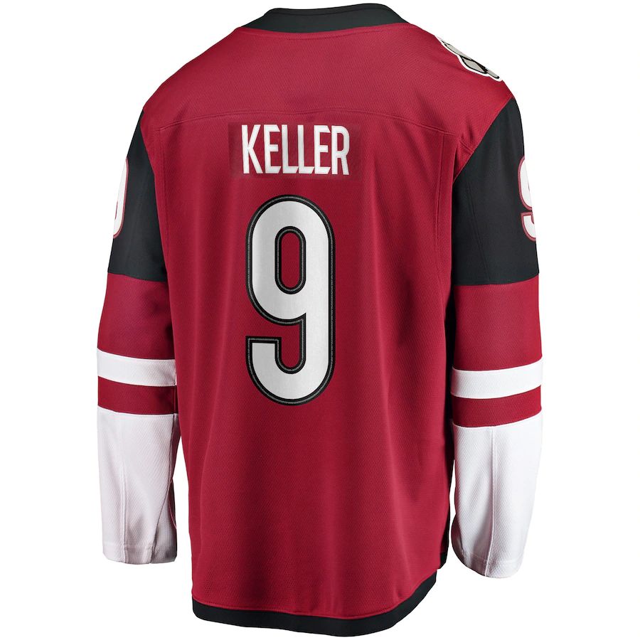 Custom #9 Garnet Hockey Shirt Top