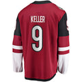 Custom #9 Garnet Hockey Shirt Top