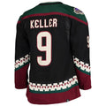 Custom #9 Black Hockey Shirt Top