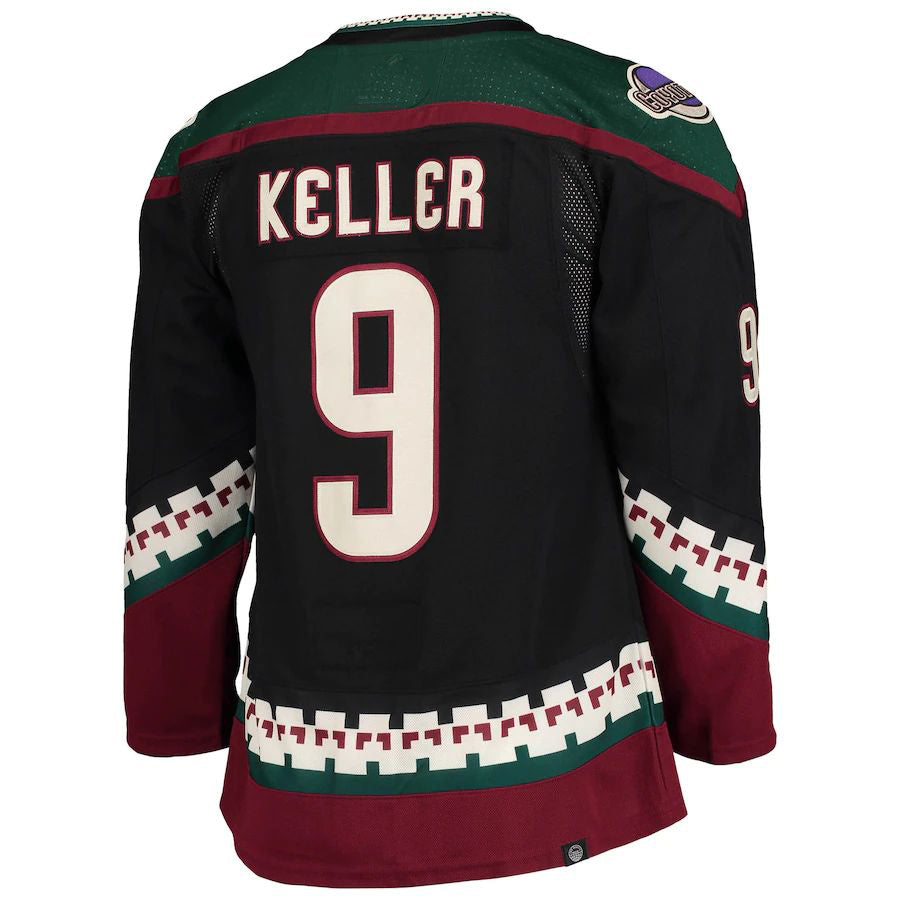 Custom #9 Black Hockey Shirt Top