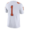 Custom #1 White Football Shirt Top