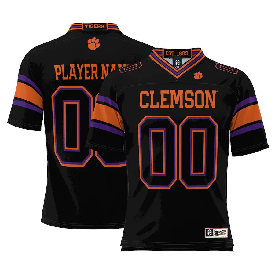 Custom Black Football Shirt Top