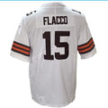 Custom #15 White CLE Football Shirt Top