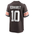 Custom #10 Brown CLE Football Shirt Top