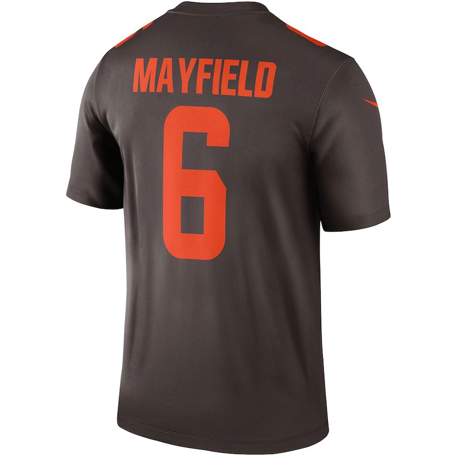 Custom #6 Brown CLE Football Shirt Top