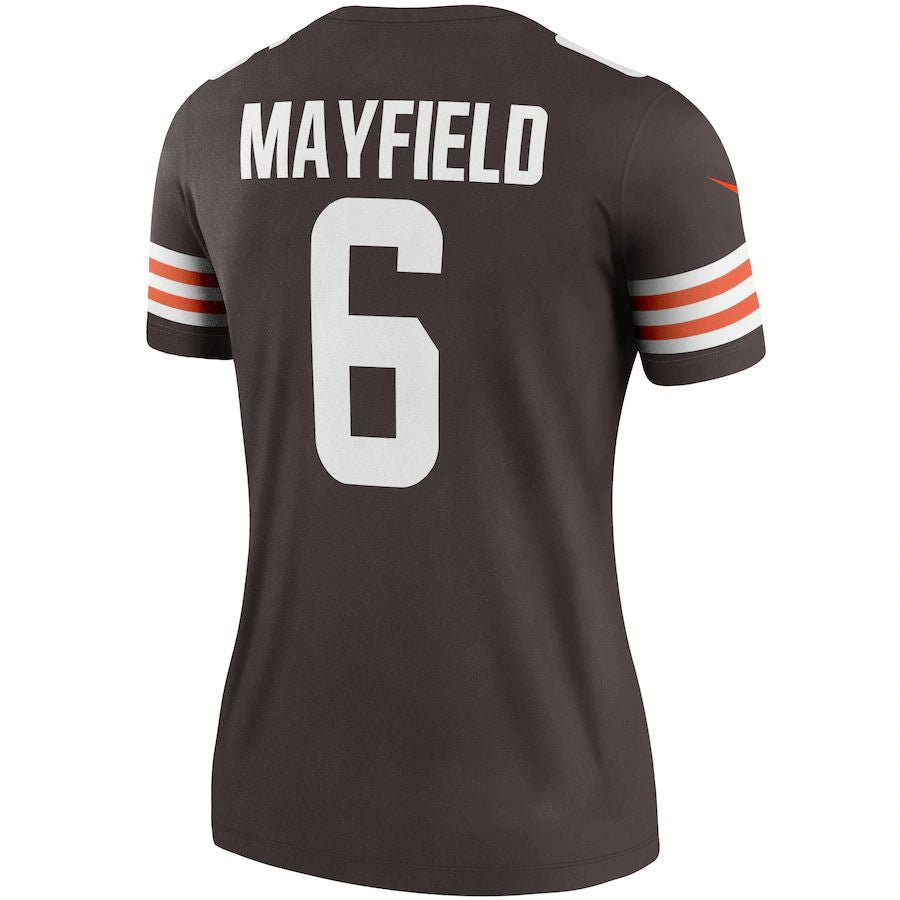 Custom #6 Brown CLE Football Shirt Top